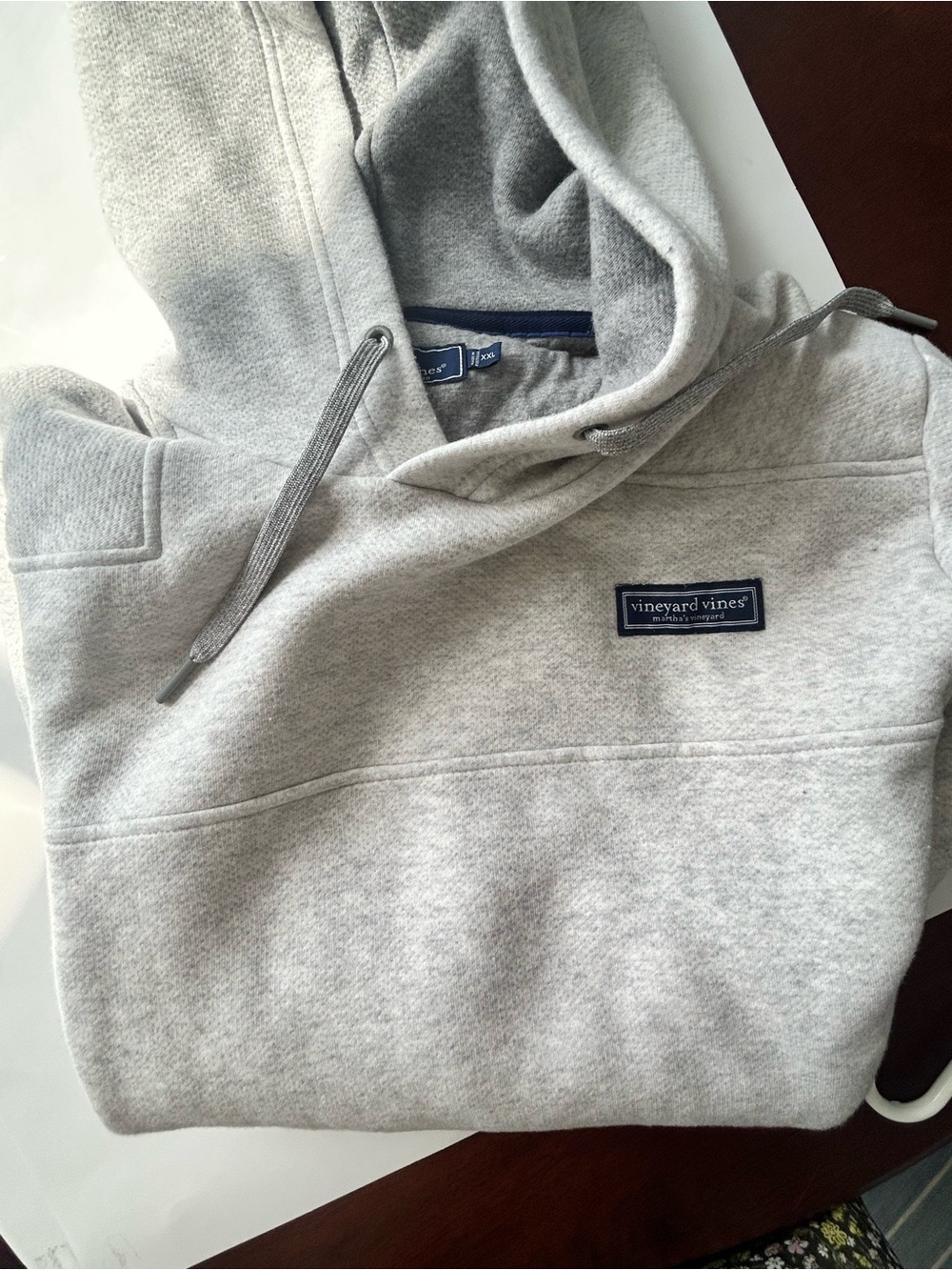 Vineyard Vines Light Gray Pullover Hoodie Shep & Ian - Picture 4 of 4